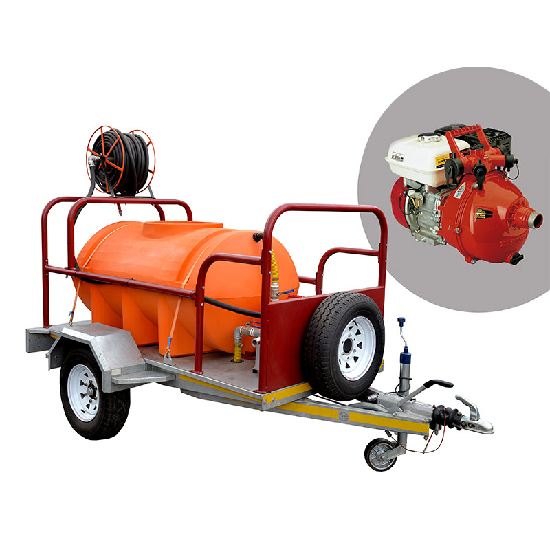 Trailer with Davey Pump & Honda Engine