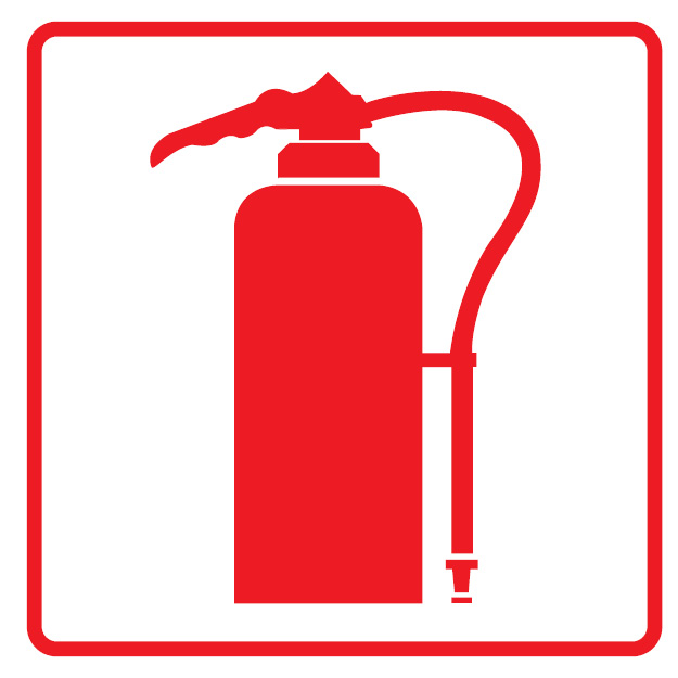 Location of Fire Extinguisher Sign