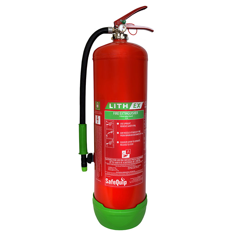 Lith-ex Extinguisher (Water Based) 9 Litres, 13A